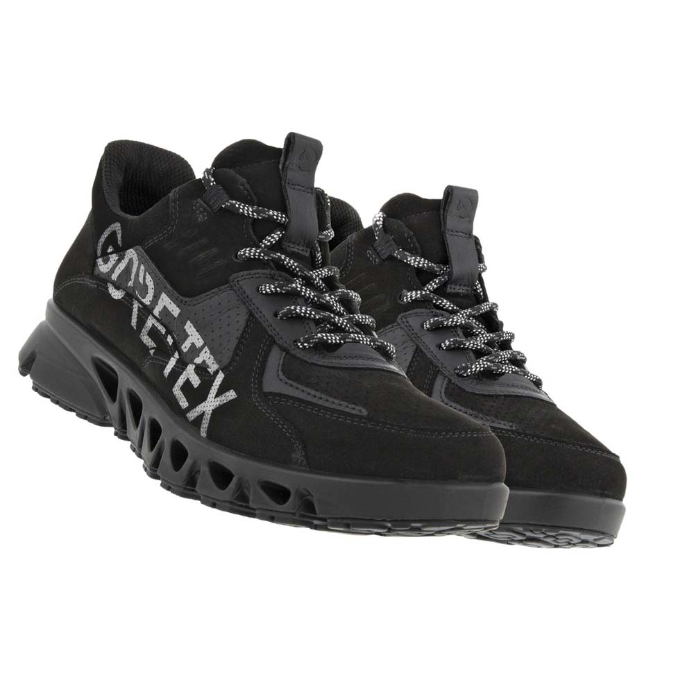 Women's Ecco Multi-vent Gore-tex Sneakers Black | Canada 225CTV